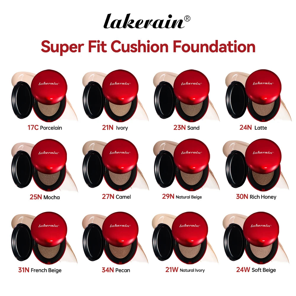 Korean Cushion Foundation SPF | Full Coverage Waterproof Cushion Foundation QXL