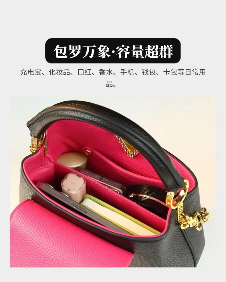Luxury Leather Diaper Bag Tote | Large Crossbody for Women Diaper Bag Tote QXL