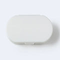 4-Pack Mini BPA-Free Pill Organizer | 2-Compartment Travel Box Pill Organizer Box QXL White