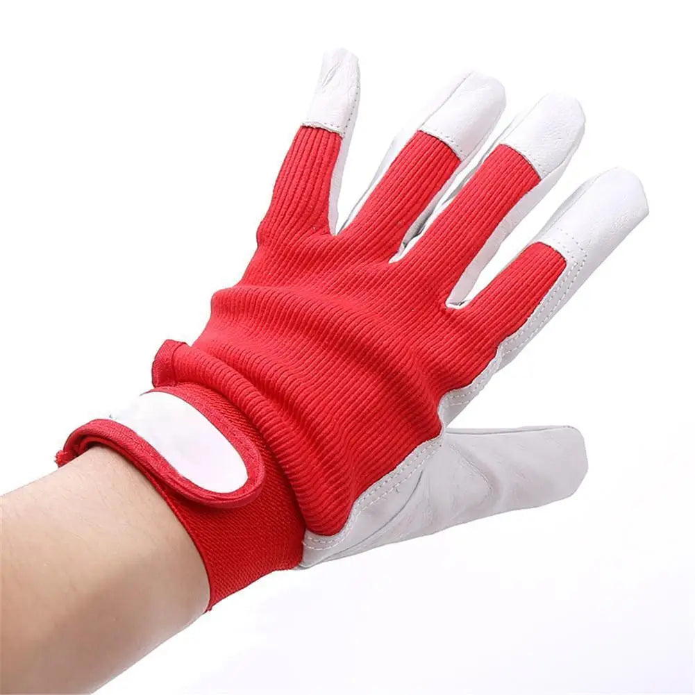 Goatskin Leather TIG MIG Welding & Mechanic Work Gloves Leather Work Gloves QXL
