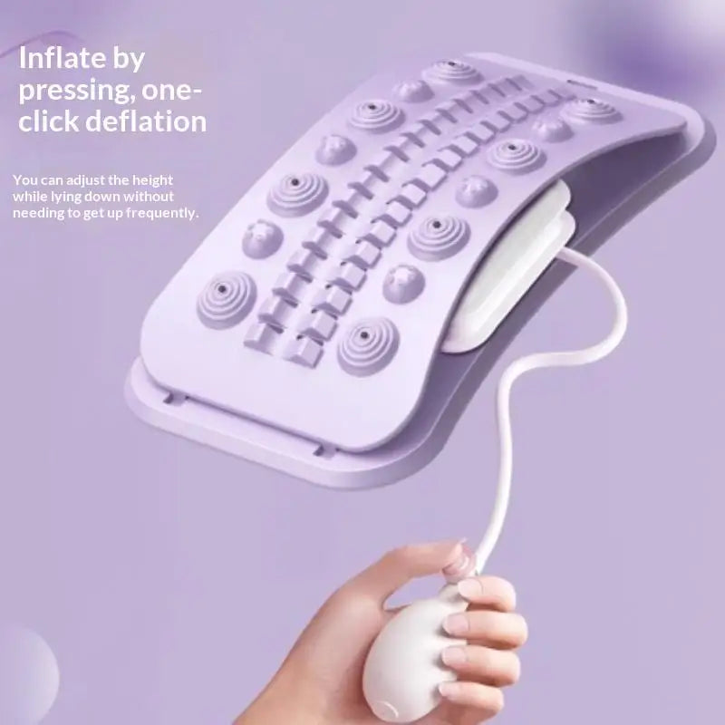 Adjustable Lumbar Stretcher & Waist Massager | TPR Acupressure Lumbar Stretcher Massager QXL