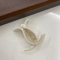 Plastic Hair Claw Clamp | Ponytail Holder Hair Clip Hair Claw Clip QXL white
