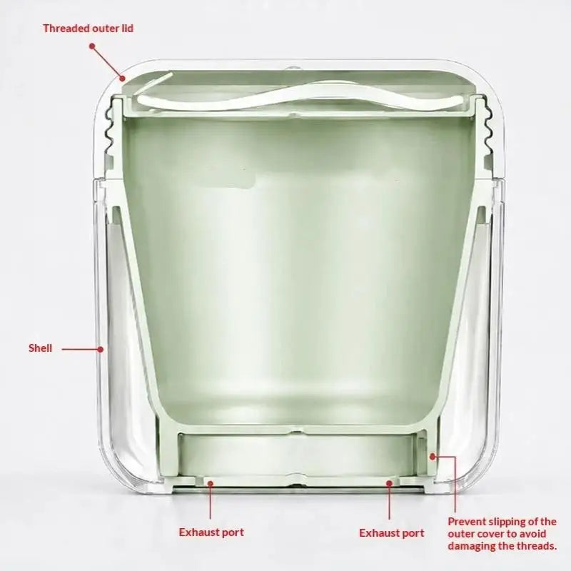 Refillable Plastic Cosmetic Jar with Spoon | 50/100/120g Cosmetic Jar QXL