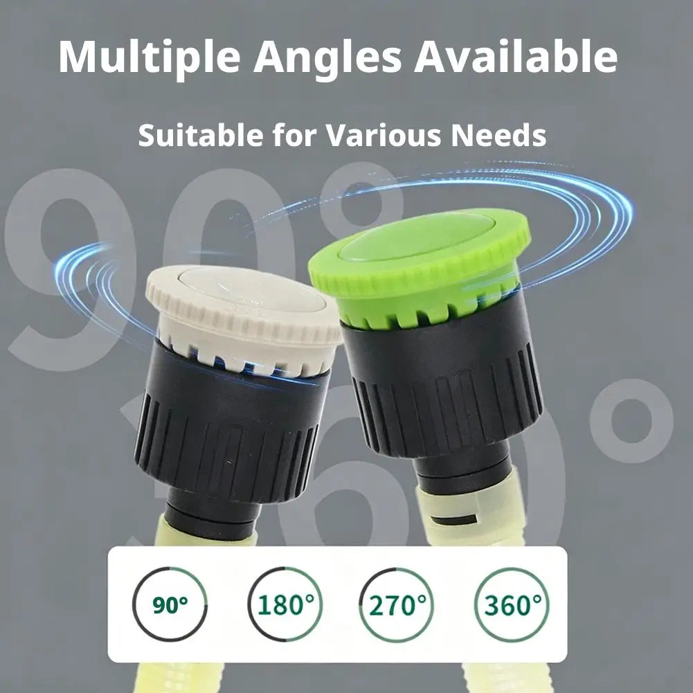 In-Ground Pop-Up Sprinkler | 360° Adjustable Lawn Irrigation Pop-Up Sprinkler Nozzle QXL