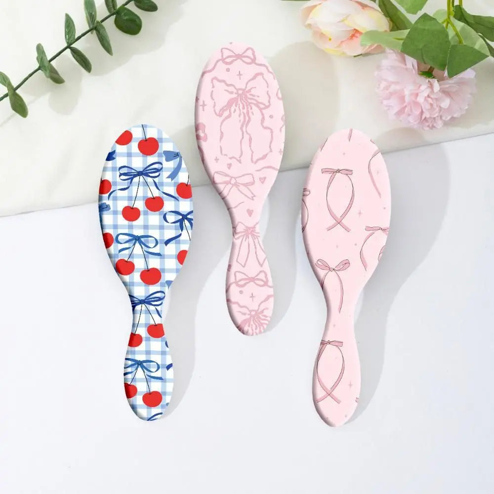 Oval Air Cushion Detangling Hair Brush | Cute Cartoon Design Detangling Hair Brush QXL