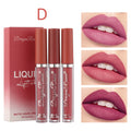 Dragon Ranee 3-Pc Velvet Matte Liquid Lipstick Set | Waterproof Liquid Lipstick Set QXL D