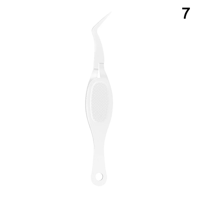 Reverse Tweezers for Lash Extensions | Stainless Steel Lash Extension Tweezer QXL 7