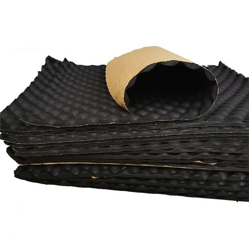 Self-Adhesive Car Door Sound Insulation Wave Foam 80×25cm Car Sound Insulation QXL