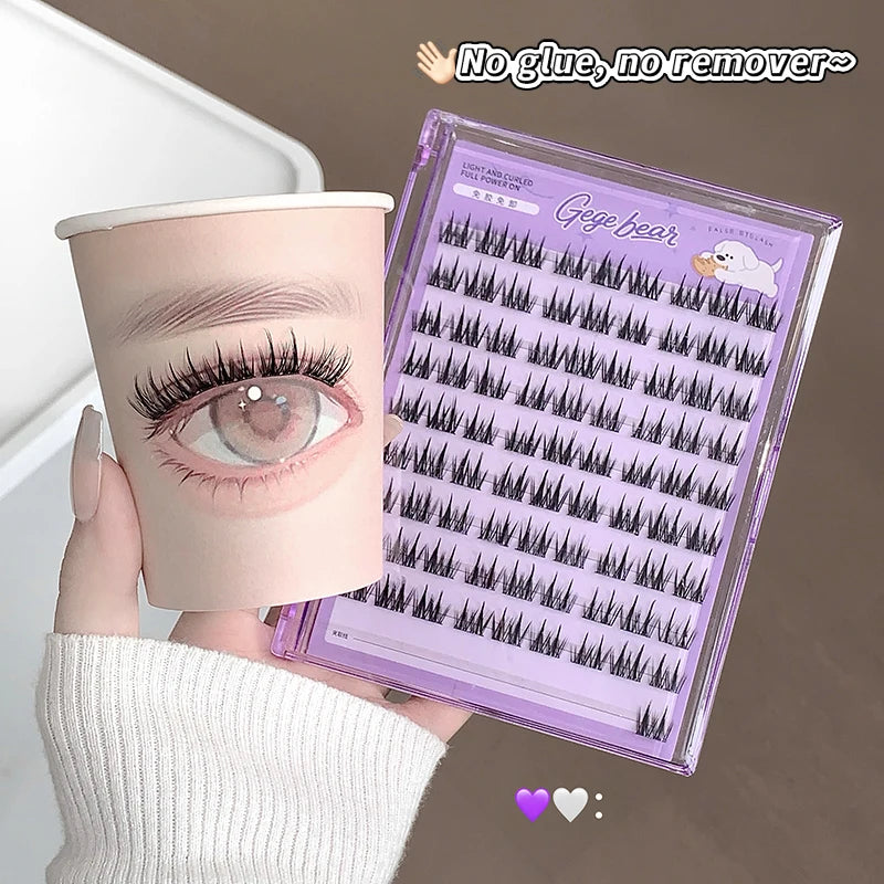 Glueless Cluster False Lashes | DIY Segmented Lash Extensions Cluster False Lashes QXL