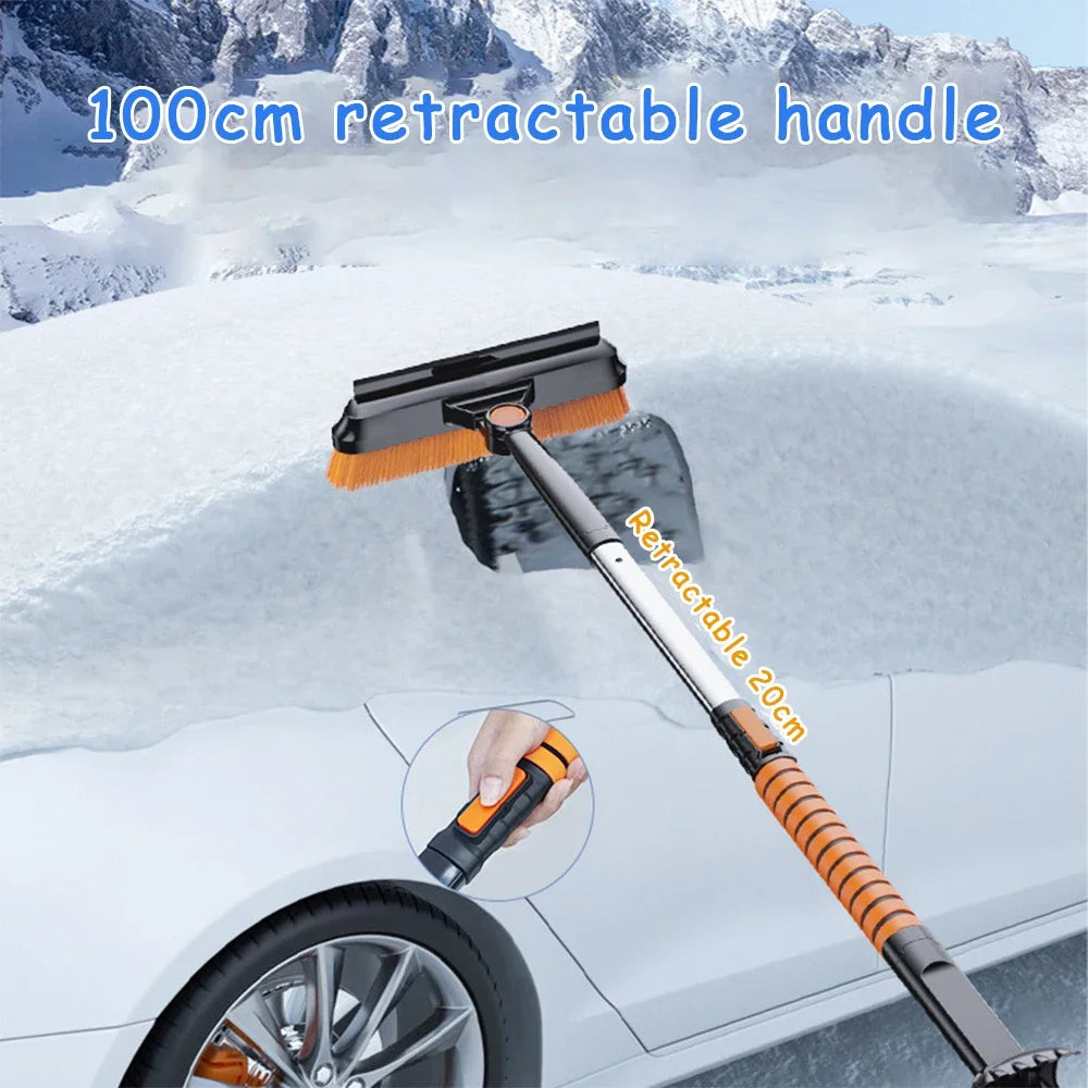 Retractable Car Snow Brush & Ice Scraper Set | Winter Tool Car Snow Brush Set QXL