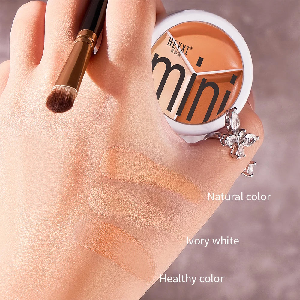 3-Color Concealer Palette | Cover, Brighten & Highlight Concealer Palette QXL
