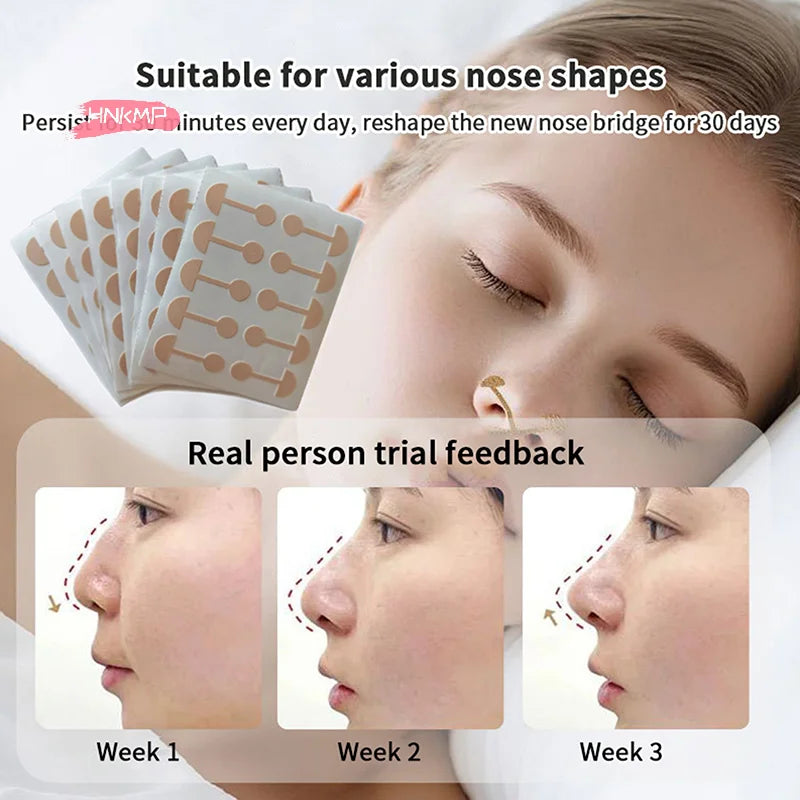 Invisible Nose Wing Slimming Patches – 50/100 Pack Face Shaping Patches QXL