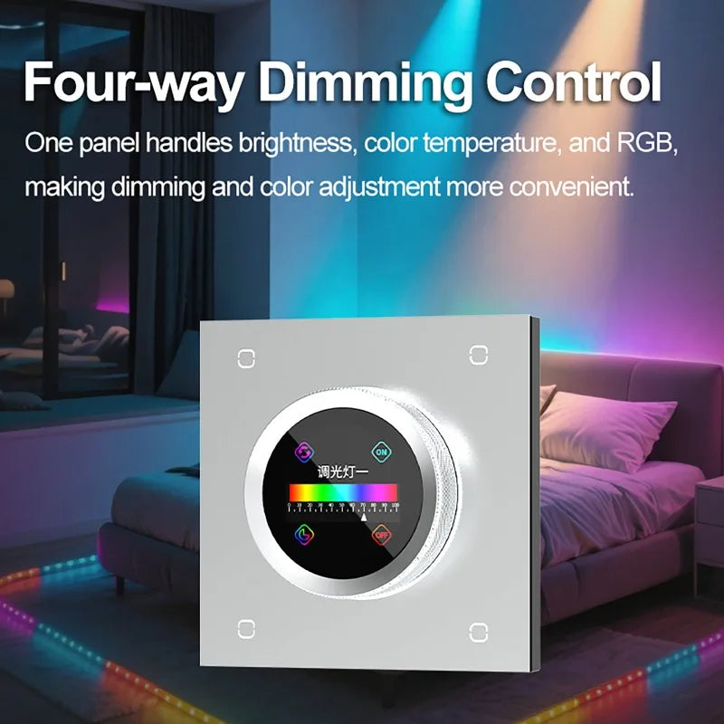 Dreamburgh Tuya 5-in-1 ZigBee Smart Switch | Dimmer & Scene Smart Wall Switch QXL