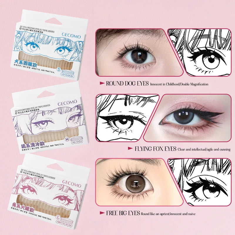 GECOMO Invisible Double Eyelid Tape | Waterproof Eye Lift Eyelid Tape QXL