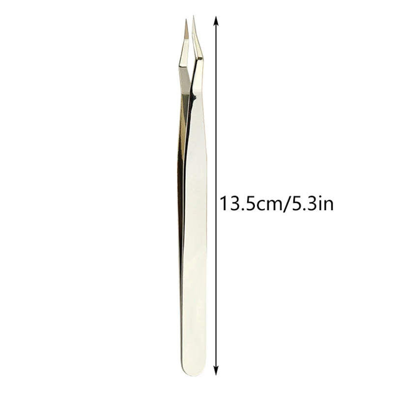 Lash Extension Tweezers | Curved & Straight Stainless Steel Lash Extension Tweezers QXL