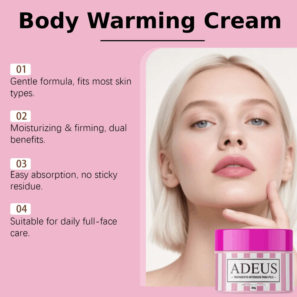 ADEUS Body Warming Cream | Moisturizing & Skin Warming 300g Body Warming Cream QXL