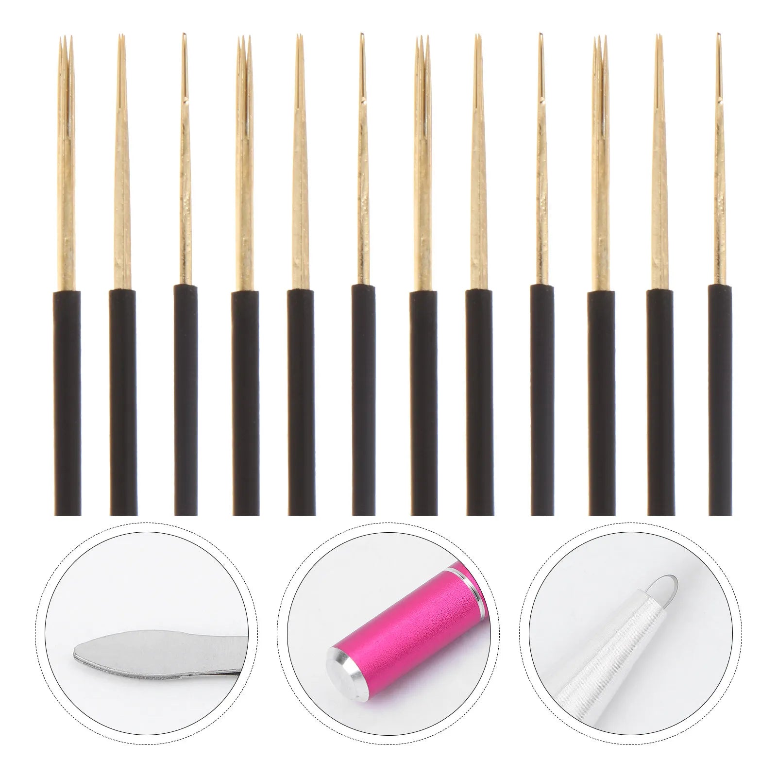 12-Pack Professional Microblading Needles – Eyebrow & Lip Kit Microblading Needle Set QXL Default Title