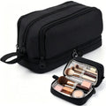Oxford Makeup Brush Organizer Bag | Multi-Pocket Pouch Makeup Brush Bag QXL Black