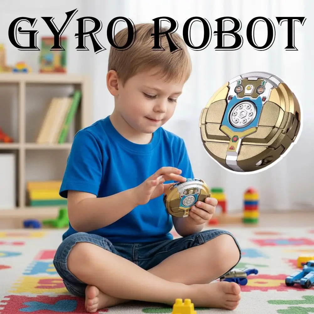 Transformable Fidget Spinner Robot Toy | 360° Spin & Deform Fidget Spinner Toy QXL