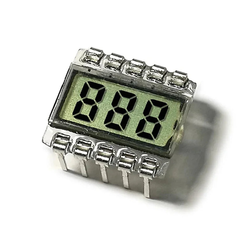 5-Pack 10-Pin TN 3-Digit Segment LCD Panel 3.0V Display LCD Segment Display QXL