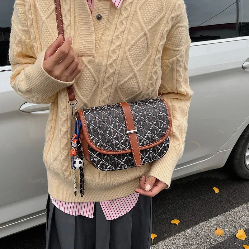 Women's Faux Leather Bucket Bag | Drawstring & Tassel Women's Bucket Bag QXL