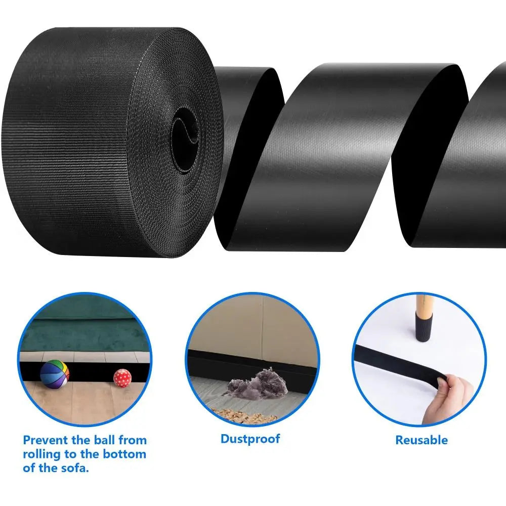 Sofa Toy Blocker Baffle | Nylon Adhesive Strap 3/6/10M Furniture Gap Blocker QXL