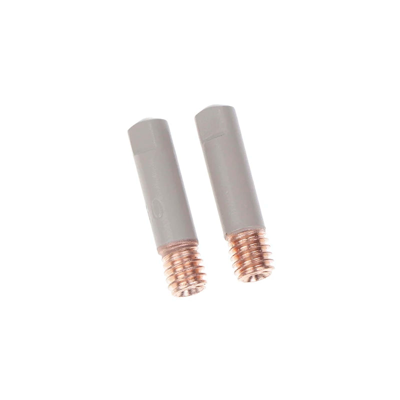 2-Pack 15AK MIG Welding Contact Tips | Coated Copper M6 25mm Welding Contact Tips QXL