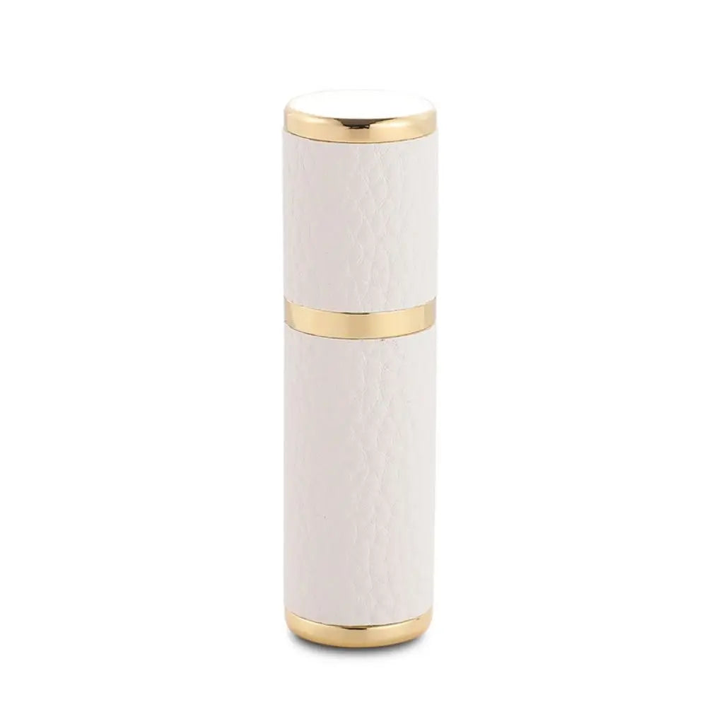5ml Leather Refillable Perfume Atomizer | Travel Spray Bottle Perfume Atomizer QXL white