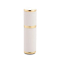 5ml Leather Refillable Perfume Atomizer | Travel Spray Bottle Perfume Atomizer QXL white