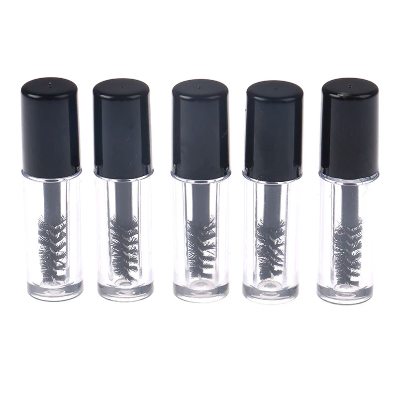 Refillable Empty Mascara Tubes with Wand | 5-Pack 0.8ml Mascara Refill Bottle QXL 5Pcs