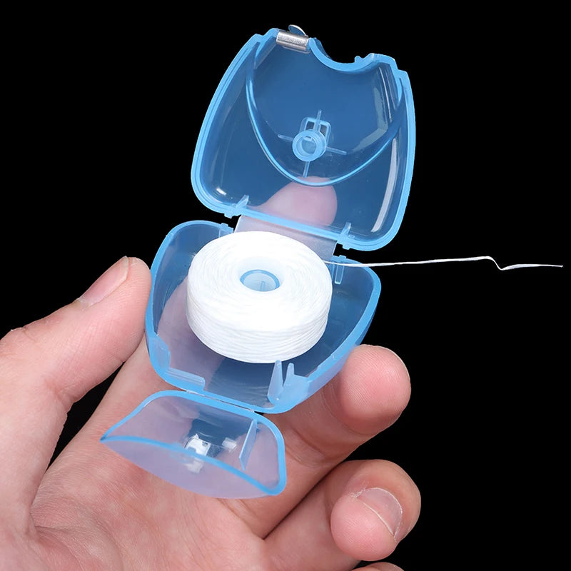 50m Peppermint Dental Floss | Interdental Oral Hygiene Cleaner Dental Floss QXL