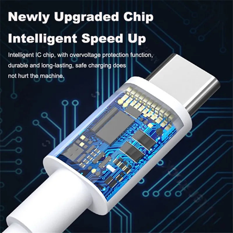 120W 10A USB-C Fast Charging Cable – Android & iPhone USB-C Charging Cable QXL