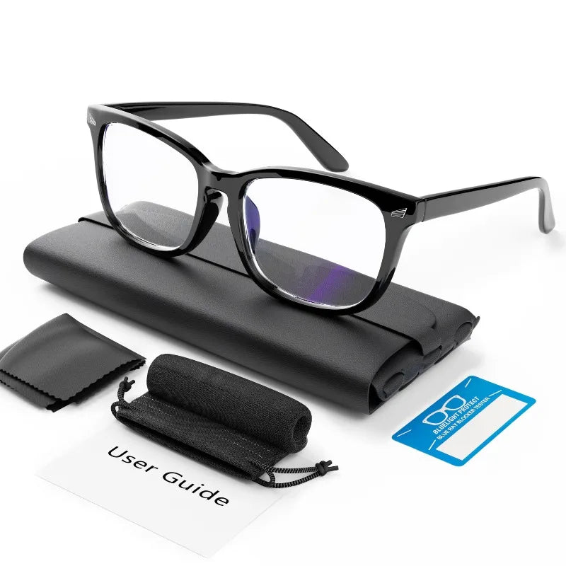 Soft Leather Glasses Case | Unisex Sunglasses Travel Bag Eyeglass Case QXL