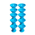 10-Pack Heatless Hair Curlers | Soft Silicone Wave Rollers Heatless Hair Curlers QXL 10Pcs Blue(10L)