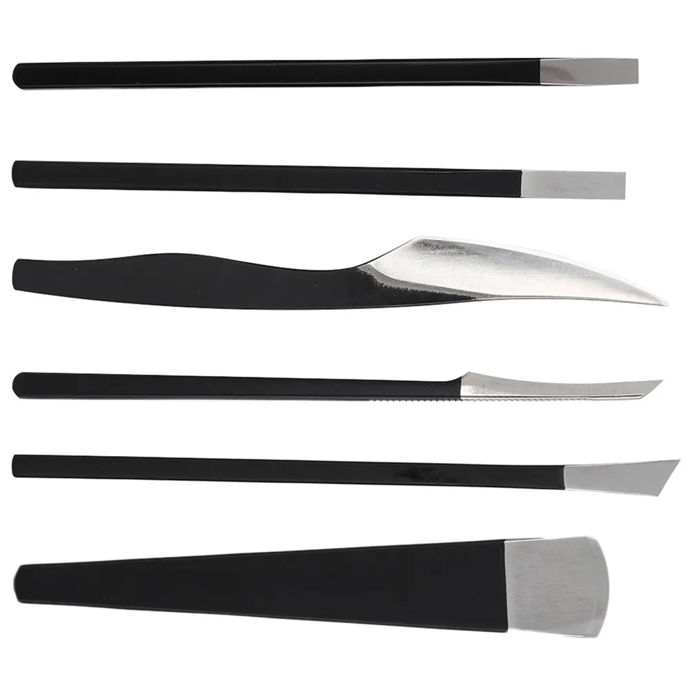 6-Pc Stainless Steel Pedicure Knife Kit | Callus & Foot Care Set Pedicure Knife Kit QXL