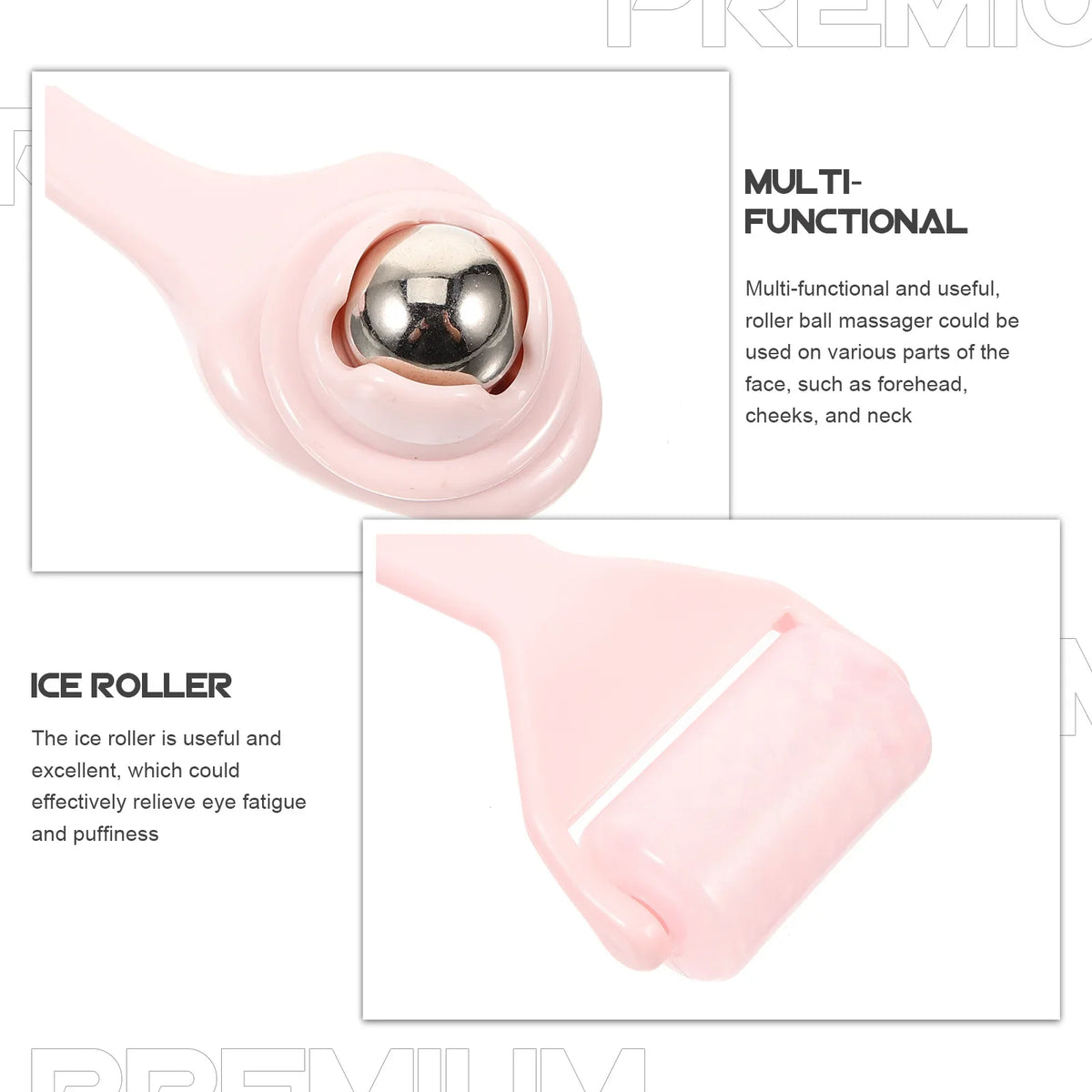 Face & Eye Roller Massager Set | Portable Facial Beauty Tool Facial Roller Set QXL