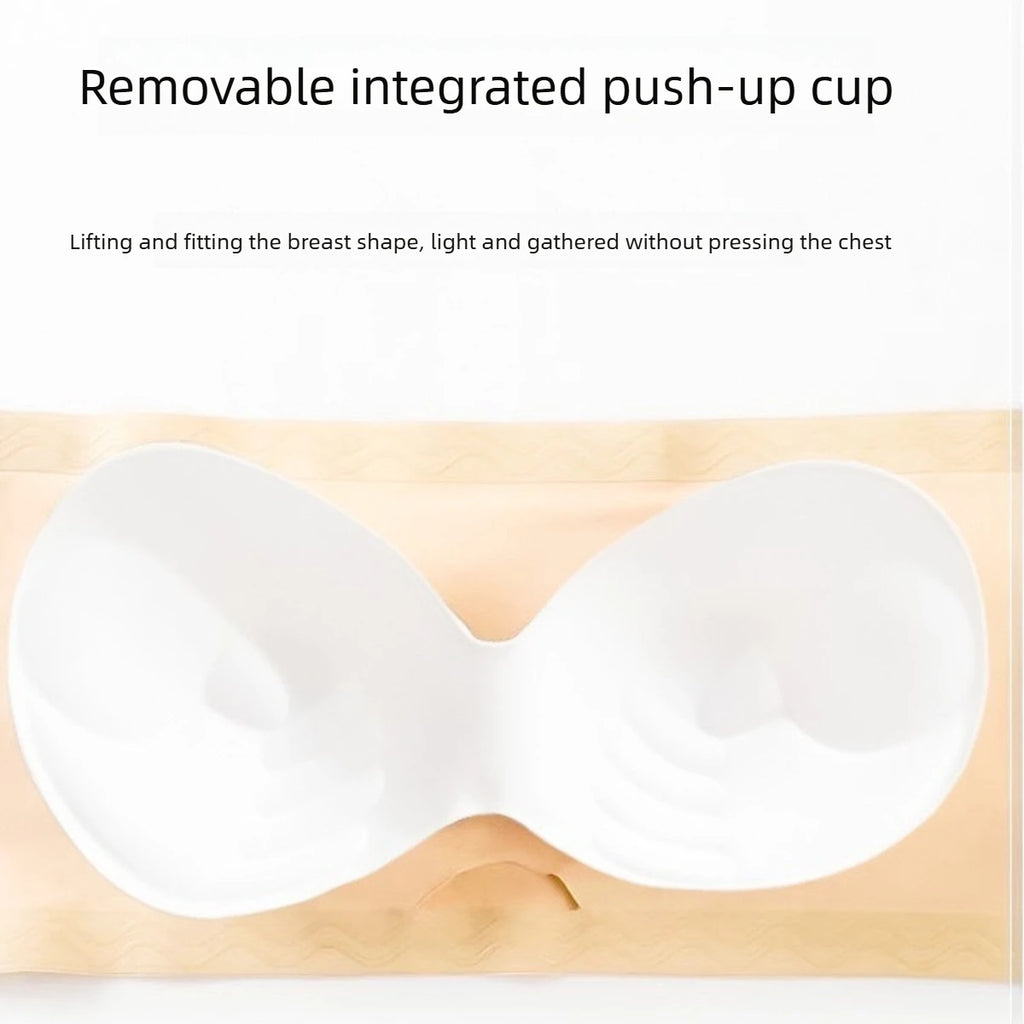 Seamless Strapless Bandeau Bra | Anti-Slip Push-Up Tube Top Bandeau Bra QXL