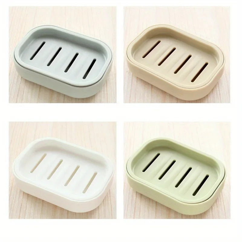 Draining Soap Dish | Decorative Bathroom Soap Holder Tray Soap Dish QXL