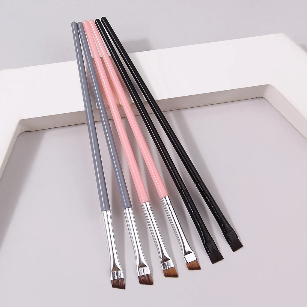 KOSSHOW 6-Pc Precision Eyebrow & Eyeliner Brush Set Eyebrow Brush Set QXL
