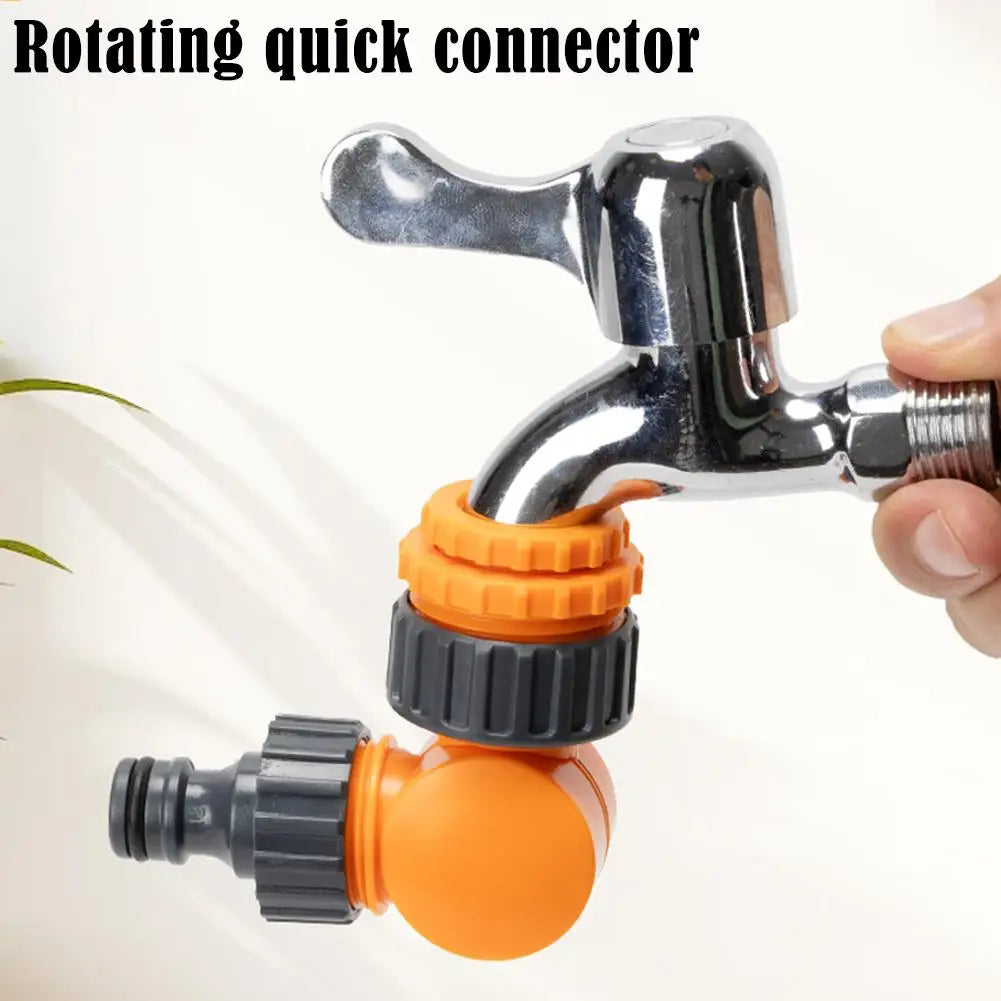 360° Swivel Garden Hose Faucet Quick Connect Adapter Hose Faucet Adapter QXL