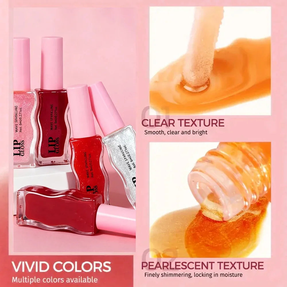 Wavy Bottle Lip Gloss | Moisturizing, Plumping & Long-Wear Lip Gloss QXL
