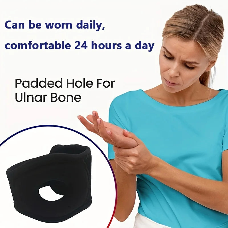 2-Pack Adjustable Cushioned Wrist Support Braces – Unisex Wrist Support Brace QXL