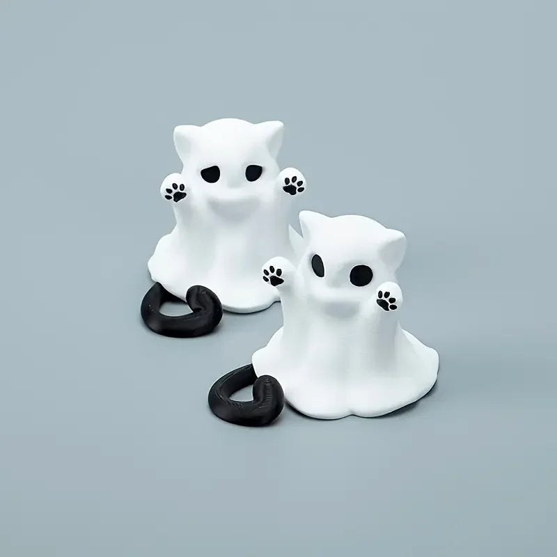 Cute 3D Ghost Ornament | Halloween & Christmas Decor Holiday Ornament QXL
