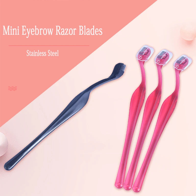 Mini Eyebrow Razor Shaper | Precision Face Hair Trimmer 1/3 Pk Eyebrow Razor QXL