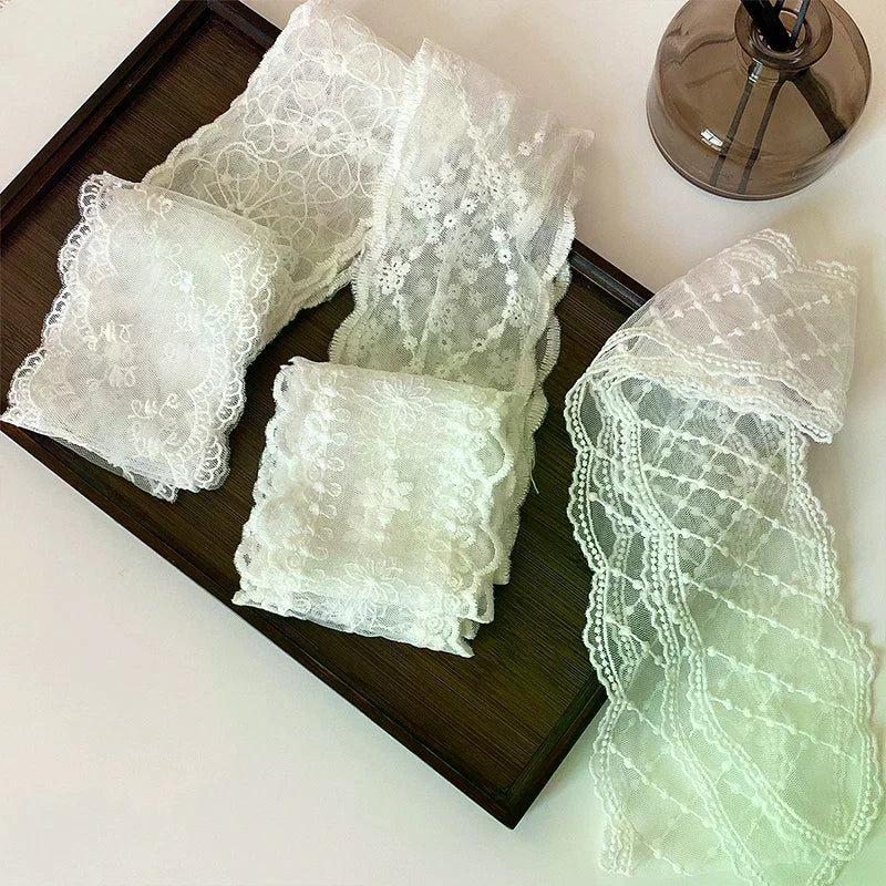 Y2K Floral Lace Bow Waist Belt – Tie-Up Thin Belt for Dresses Lace Waist Belt QXL