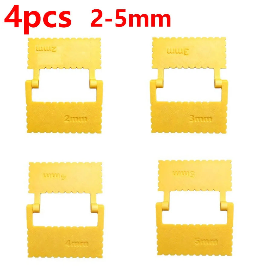 Clip-On Seam Guide & Needle Gauge for Quilting | 1–4 Pc Set Sewing Guide Tool QXL 4pcs 2-5mm High-precision
