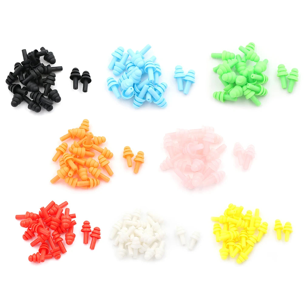 20-Pack Silicone Earplugs for Sleep, Study & Noise Reduction Silicone Earplugs QXL
