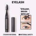 Bendable 2-in-1 Eyelash & Eyebrow Brush with Cover Eyebrow & Lash Brush QXL black