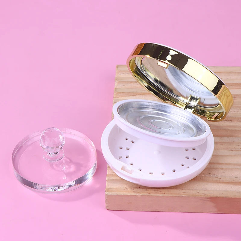 Refillable Empty Powder Compact Case | Travel Makeup Container Refillable Compact Case QXL