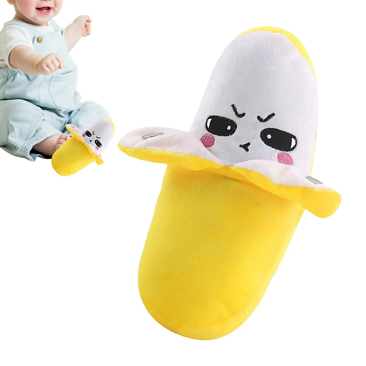 Banana Plush Toy Touch Piano | Interactive Musical Stuffed Doll Interactive Plush Toy QXL
